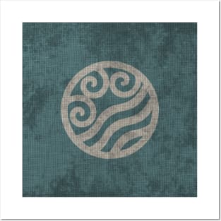 Atla Tapestry 5 - Flag of the Water Tribe (South) Posters and Art